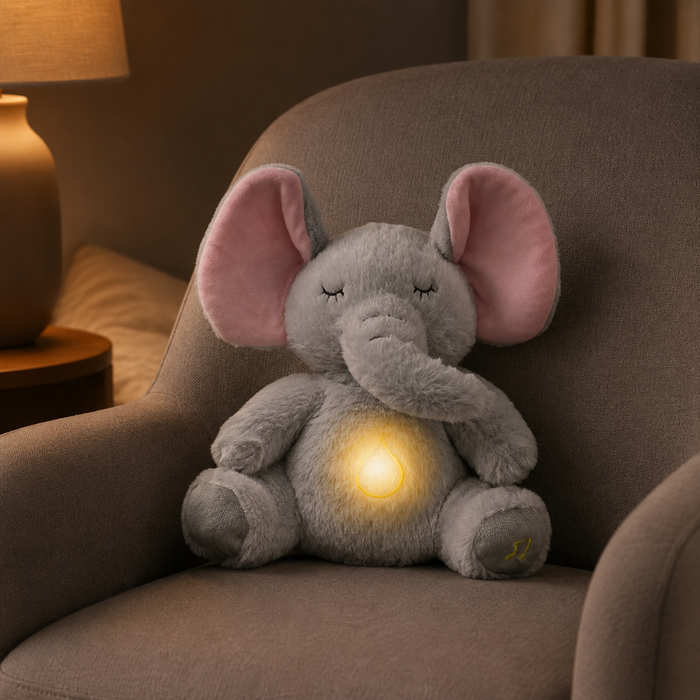 ObiCub – Light-Up Breathing Elephant Plush Toy