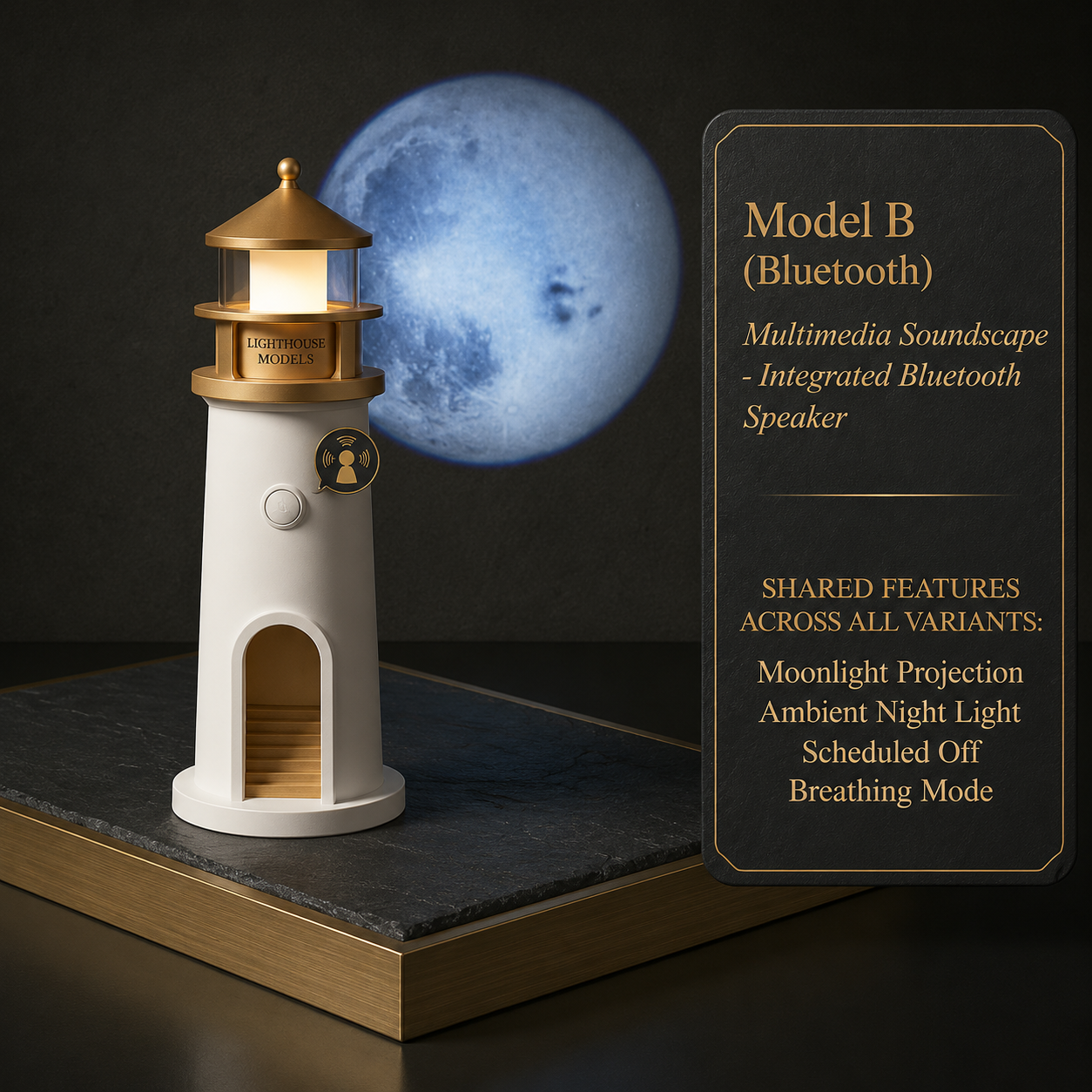 Lámpara Proyector de Luna LumaBeam