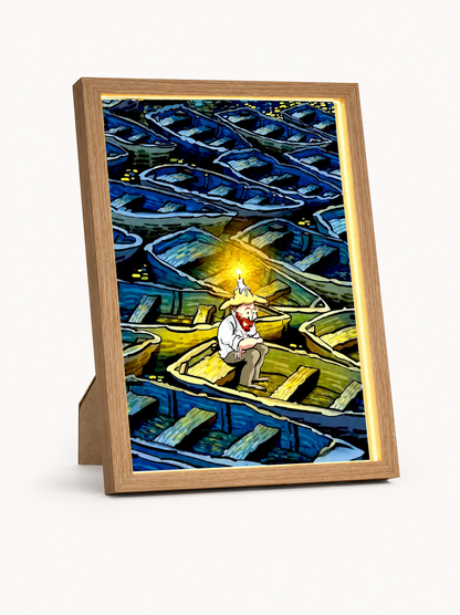 Living Masterpiece – Light Painting Photo Frame Lamp