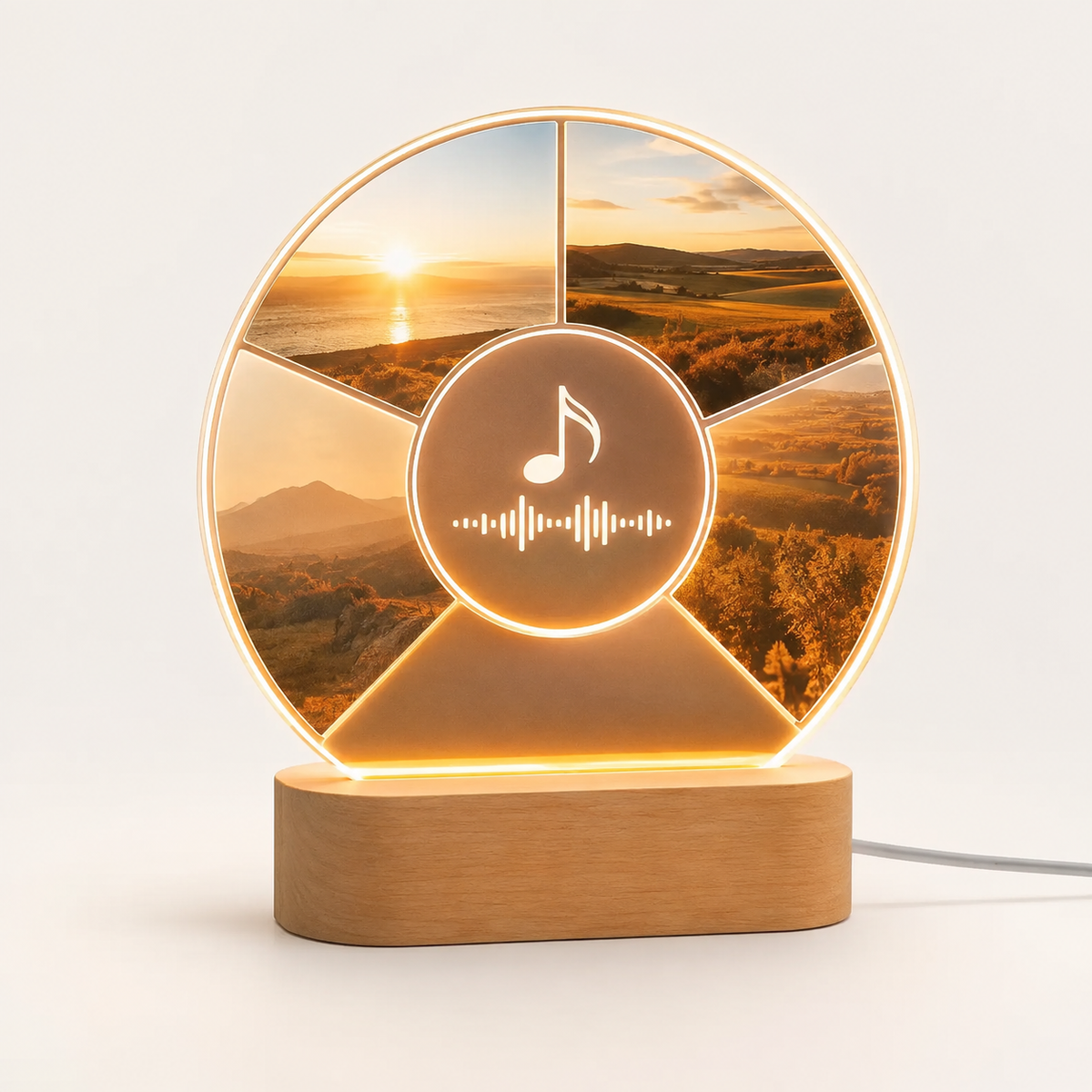 
Our Song – Custom Music Plaque Lamp - Version_D variant