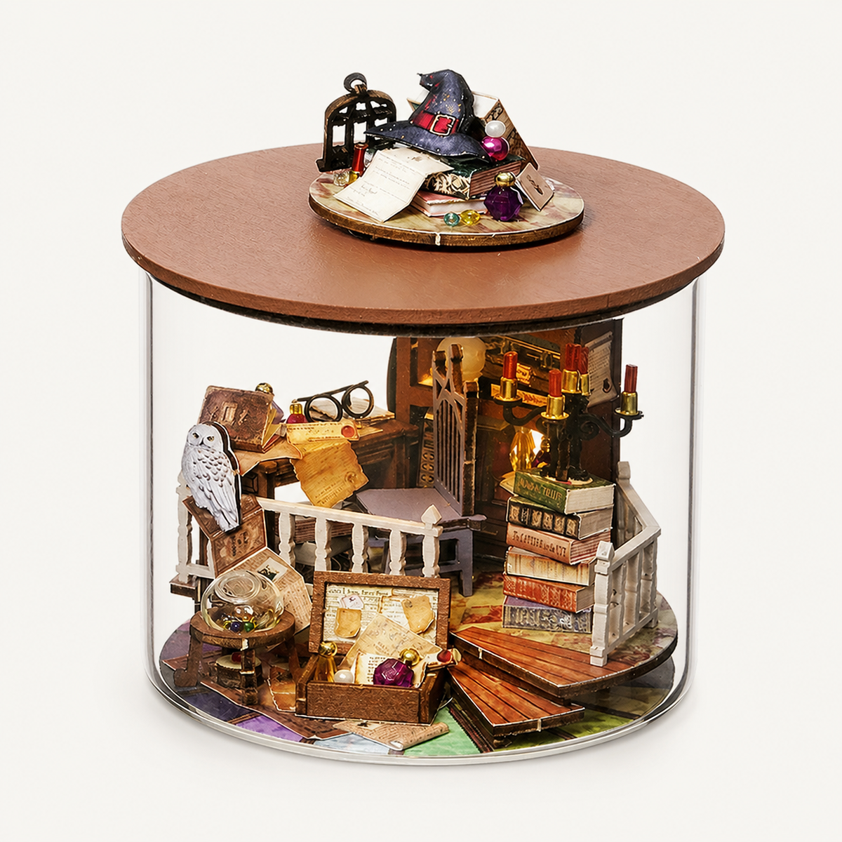 
Bottle House – DIY Miniature Dollhouse Bottle Kit - B032 variant