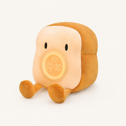 ObiCrumb – Plush Toast Alarm Clock & Night Lamp