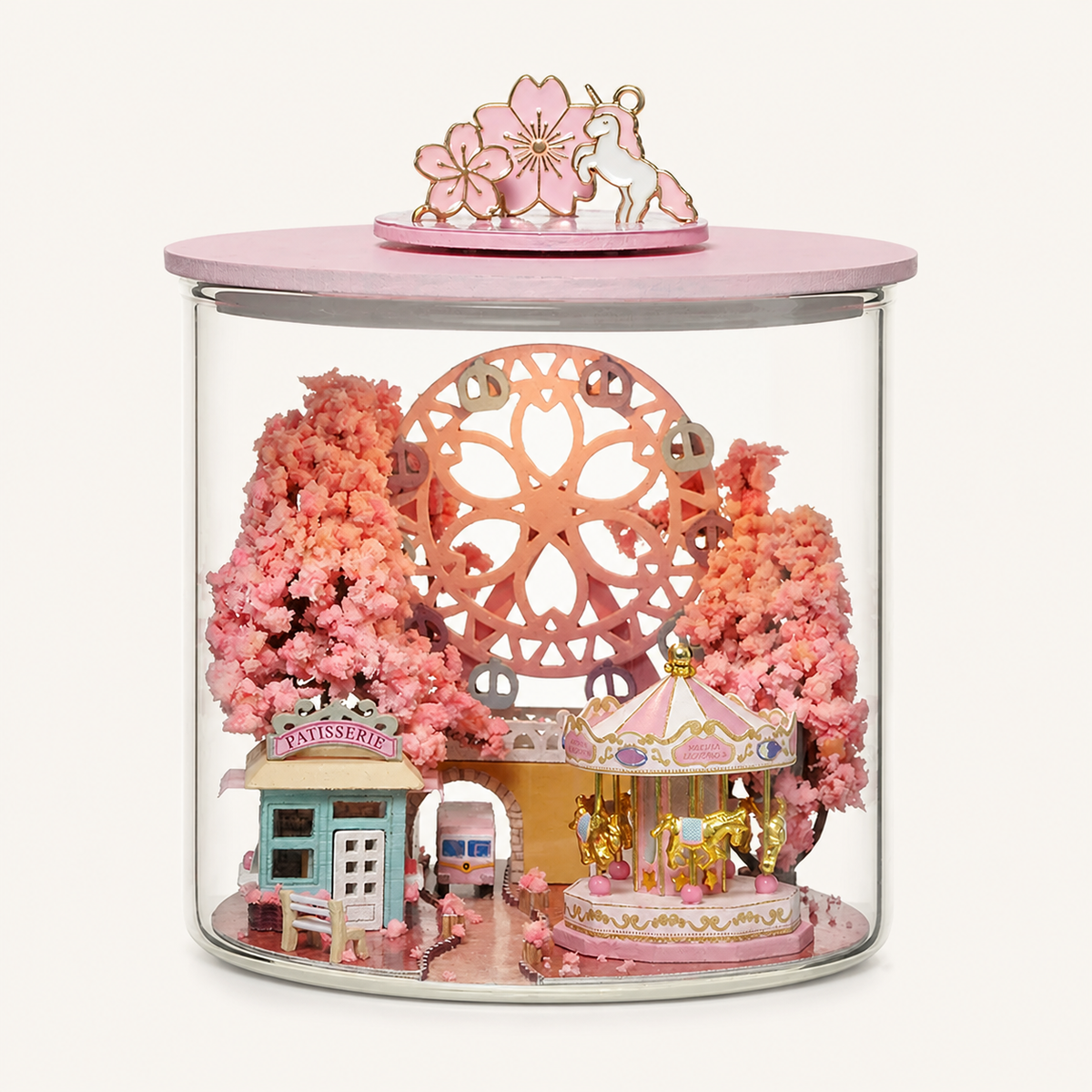 
Bottle House – DIY Miniature Dollhouse Bottle Kit - B033 variant