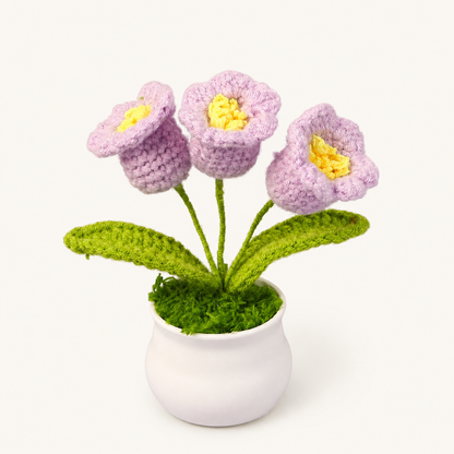 Crochet Bloom – Crochet Orchid Lamp