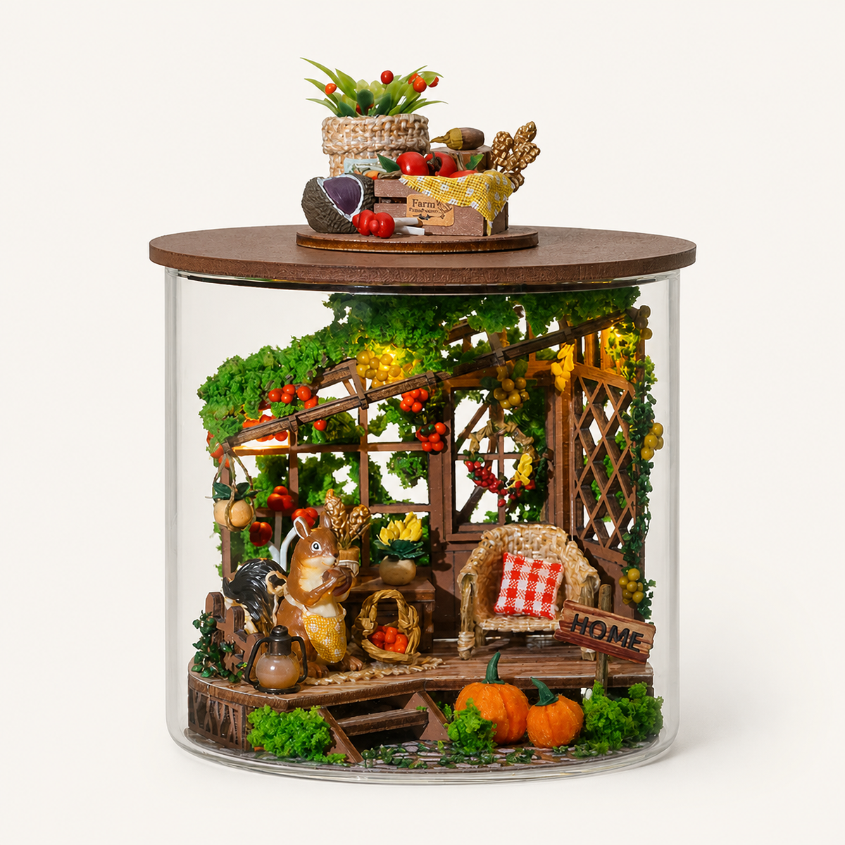 Bottle House – DIY Miniature Dollhouse Bottle Kit - B111 variant