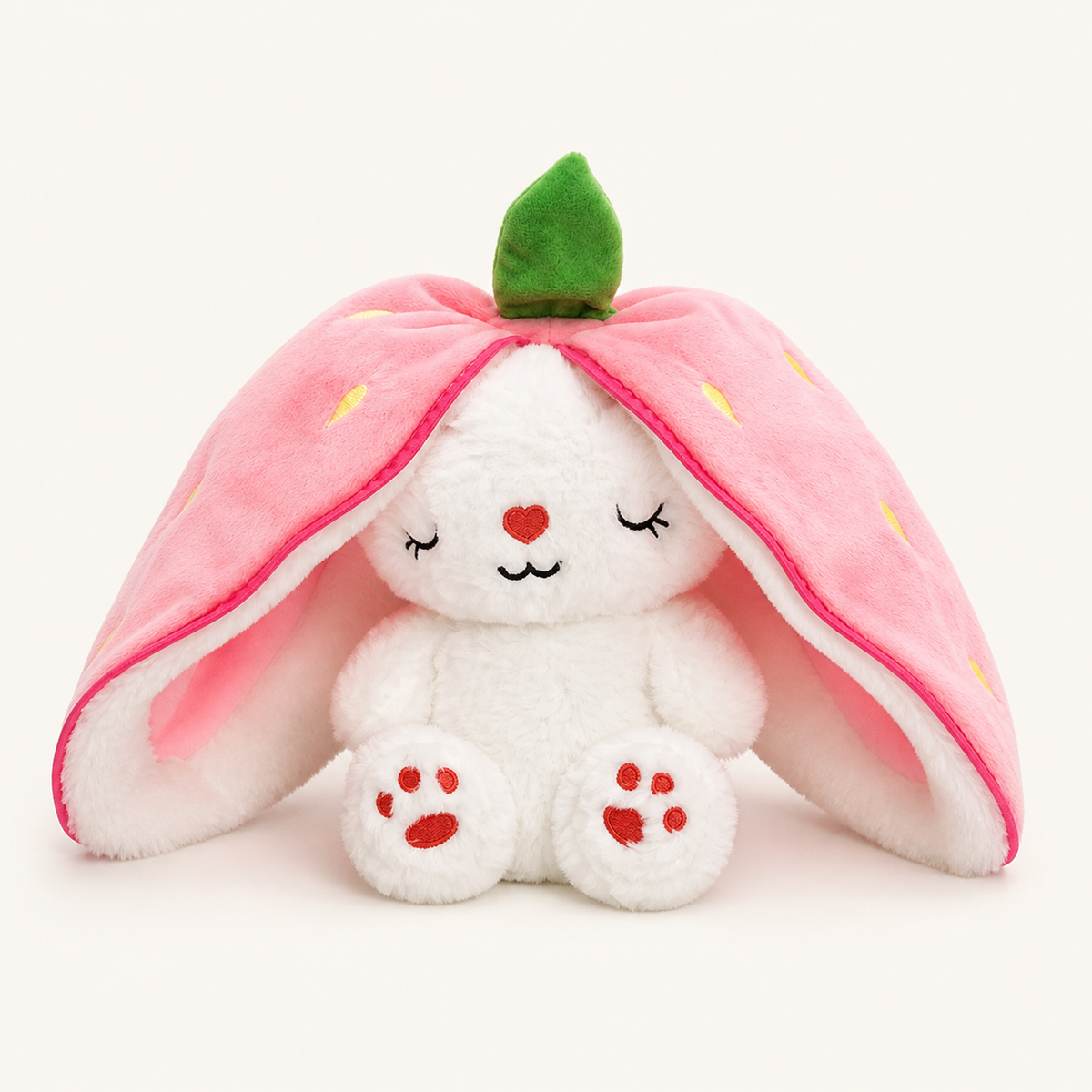 
ObiBunny – Light-Up Breathing Bunny Plush Toy - Strawberry variant