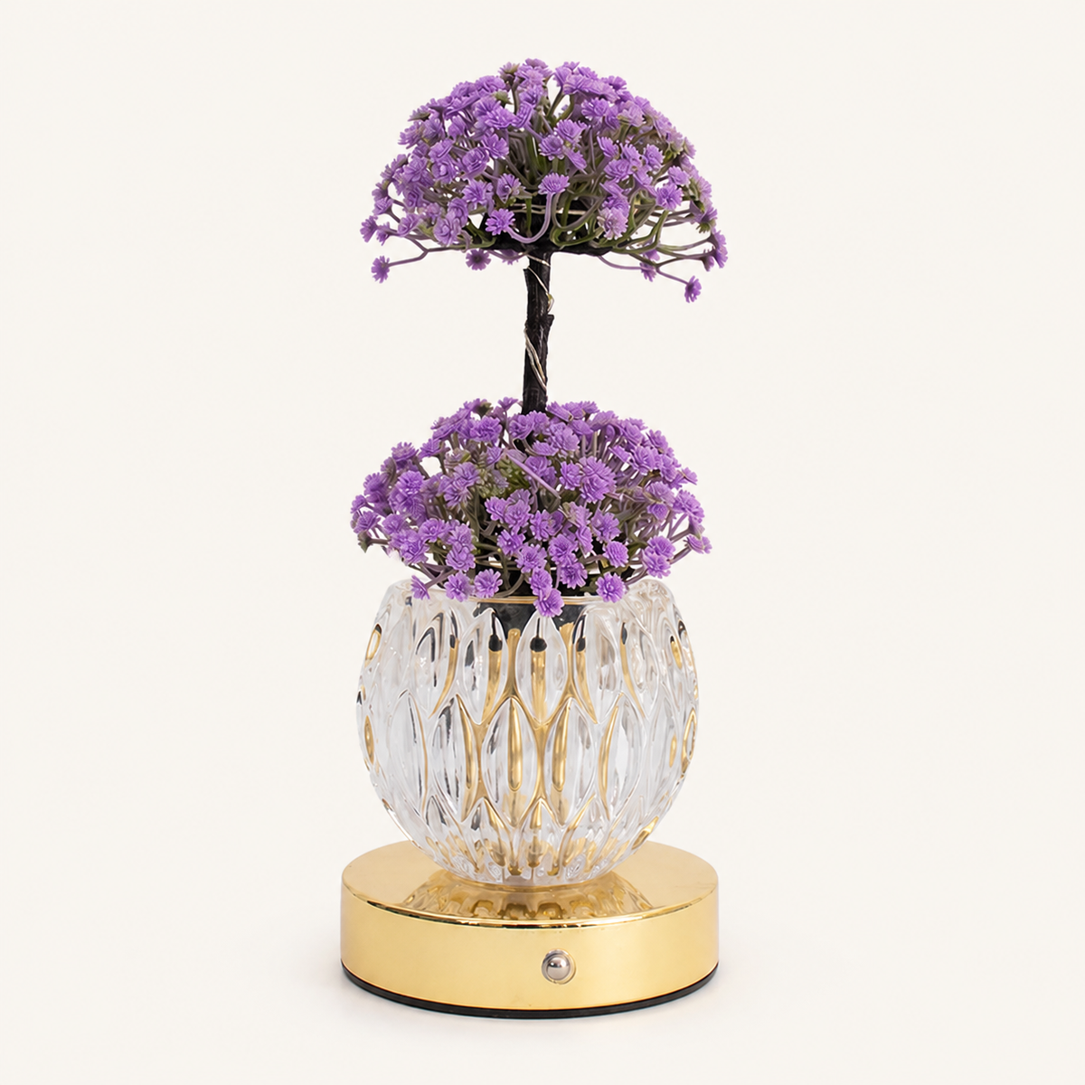 Tulip Bouquet – Rechargeable Tulip Lamp - PurpleBabyBreath variant