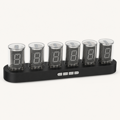 Nixie Clock – RGB Digital Tube-Style Desk Clock