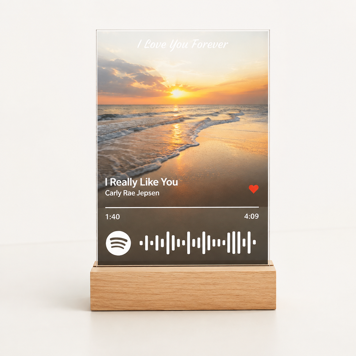 Our Song – Custom Music Plaque Lamp - Version_C variant