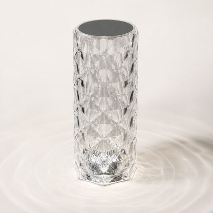 Crystal Rose – Rechargeable 16-Color Bedside Lamp
