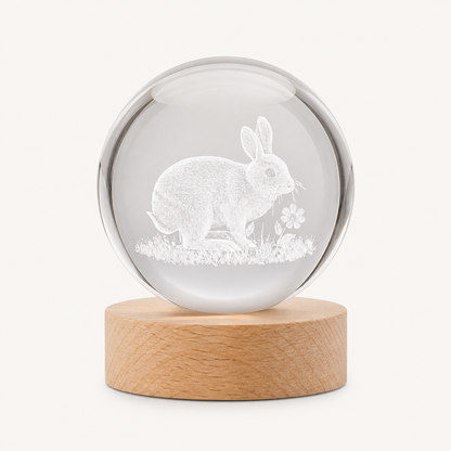 Zodiac Crystal – Engraved Crystal Ball Lamp