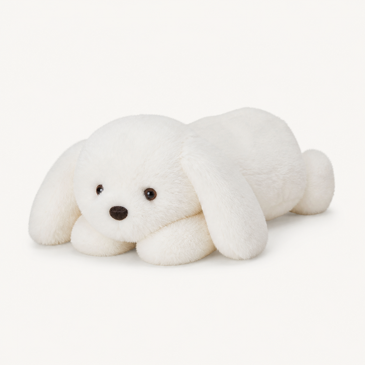 
ObiPuppy – LED Light-Up Dog Plush Toy - White variant