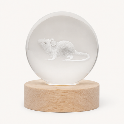 Zodiac Crystal – Engraved Crystal Ball Lamp