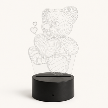 Love Struck – 3D Heart Table Lamp