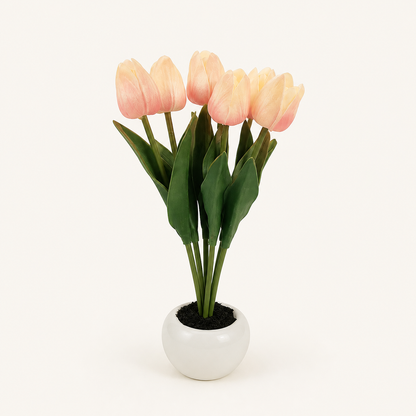 Ceramic Tulips – Ceramic Tulip Lamp