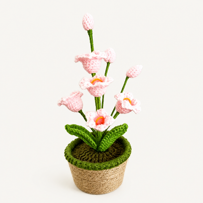 Crochet Bloom – Crochet Orchid Lamp