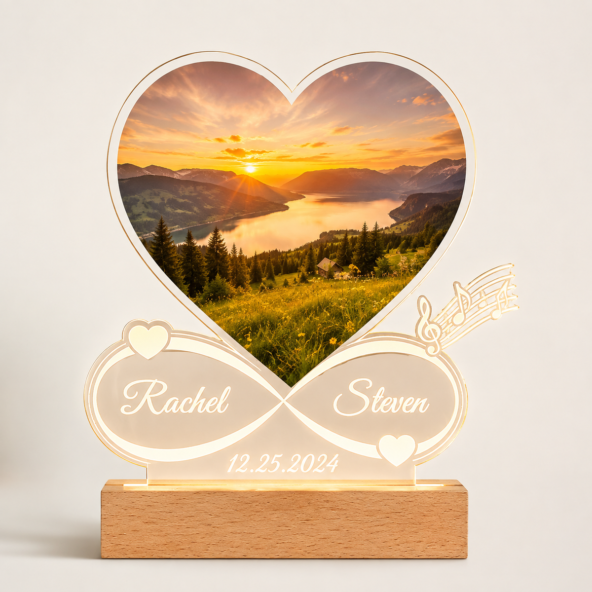 Our Song – Custom Music Plaque Lamp - Version_E variant