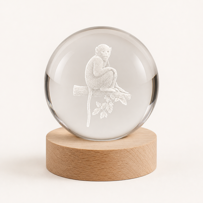 Zodiac Crystal – Engraved Crystal Ball Lamp