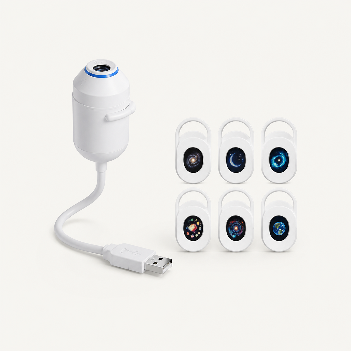 
Car Galaxy – USB Galaxy Projector Lamp for Car and Room - SixSlice variant