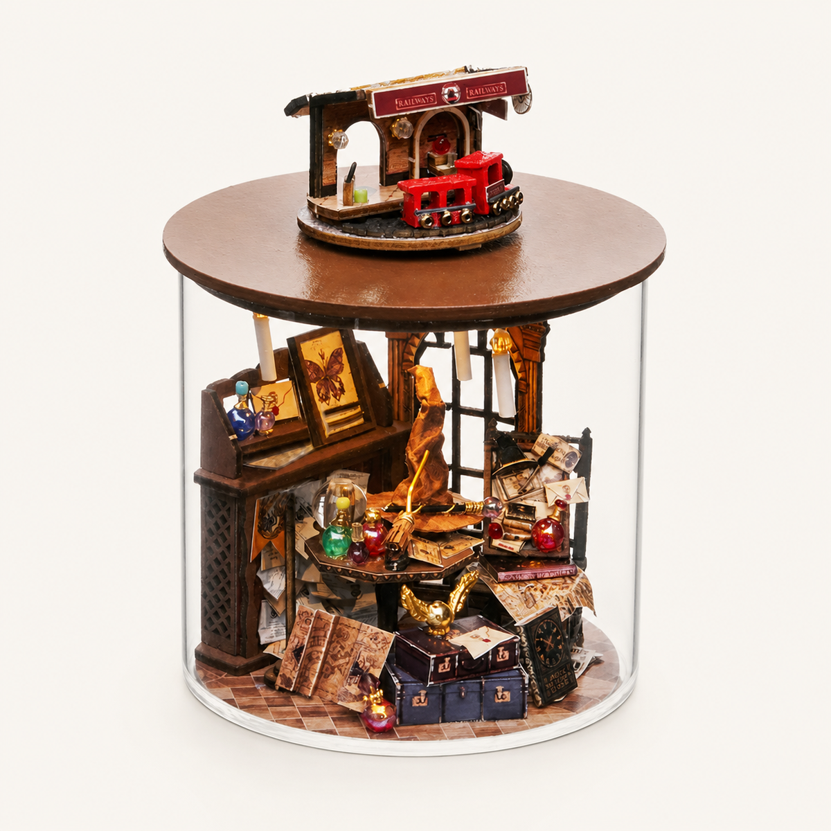 Bottle House – DIY Miniature Dollhouse Bottle Kit - B041 variant