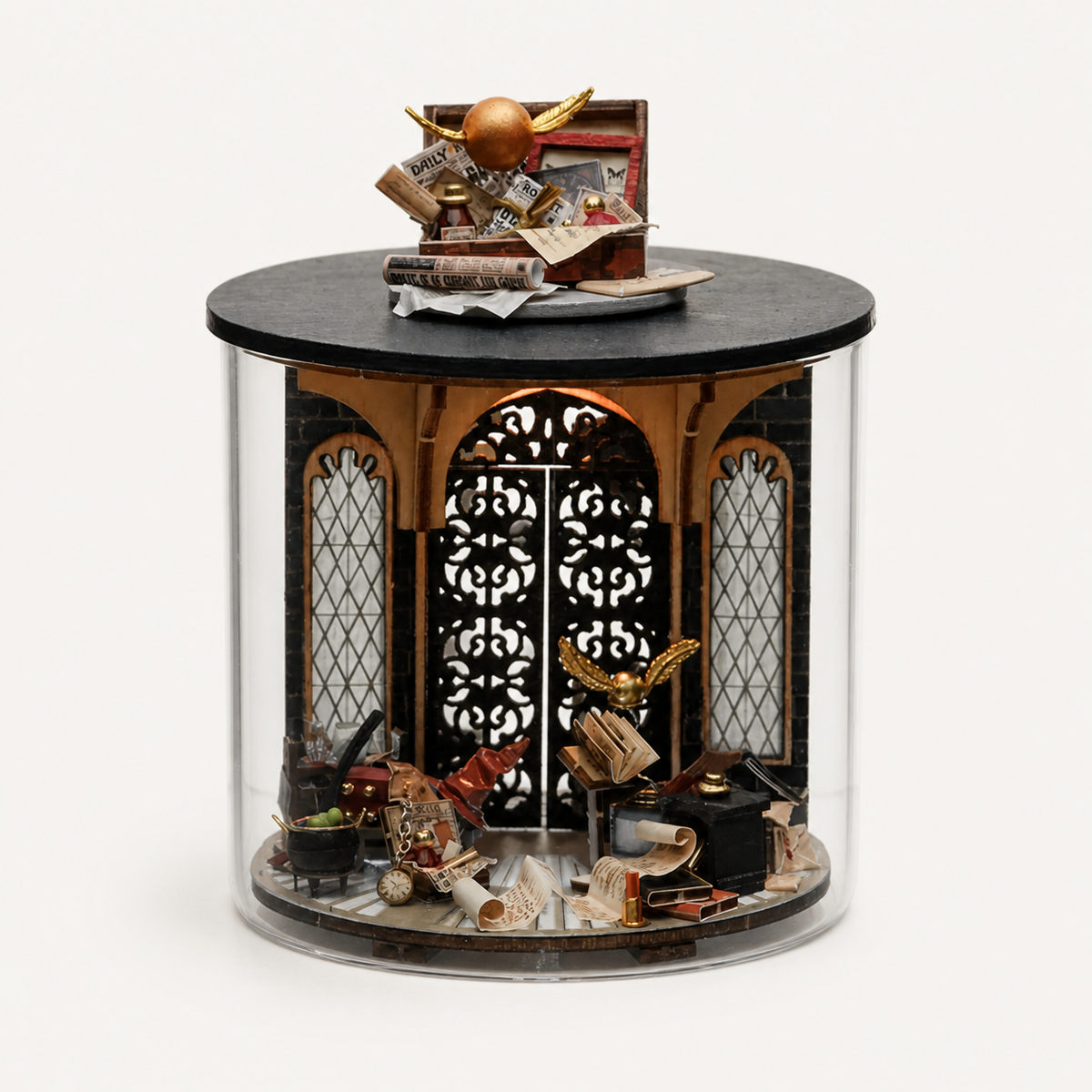 Bottle House – DIY Miniature Dollhouse Bottle Kit - B068 variant