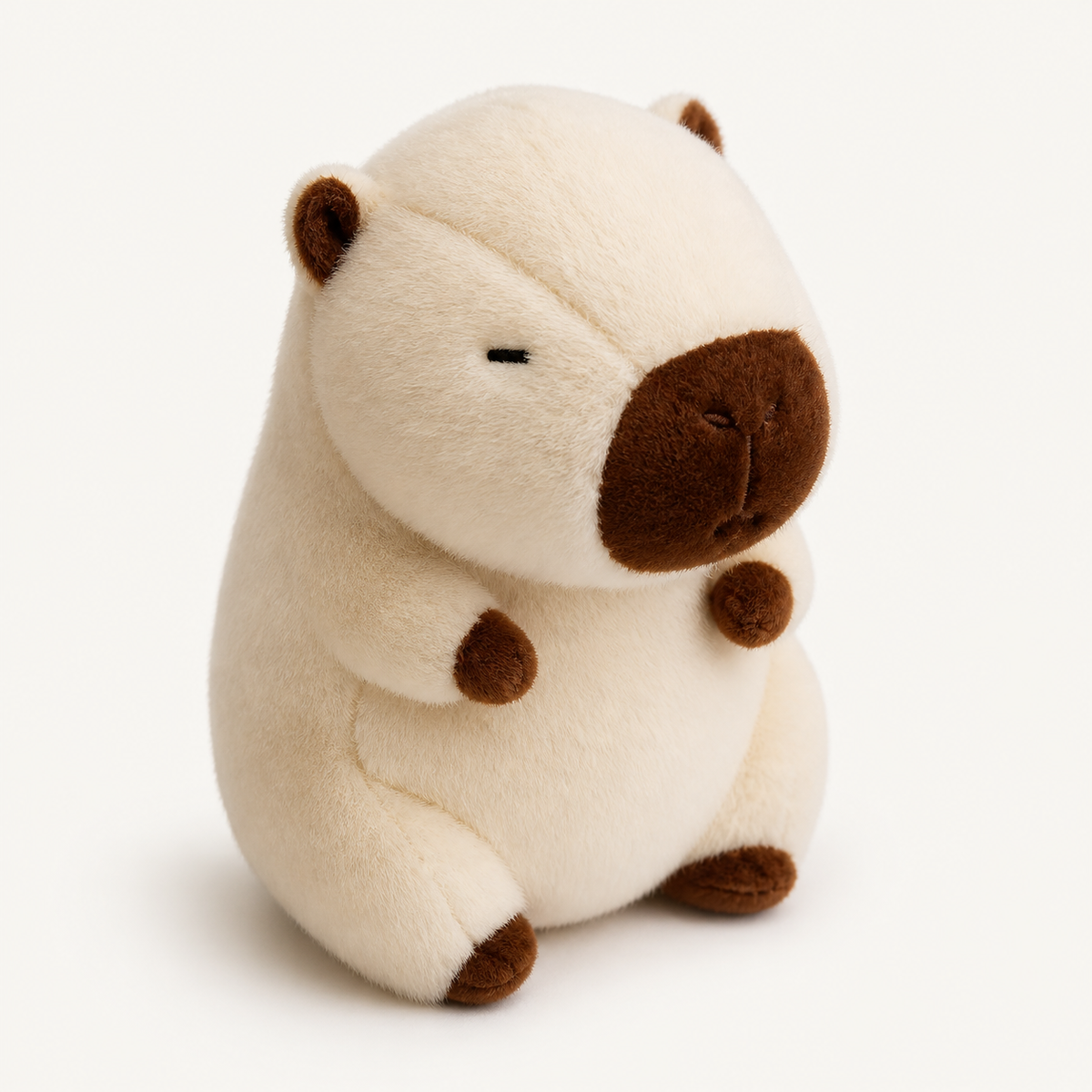 
ObiCuddles – LED Light-Up Capybara Plush Toy - studio view