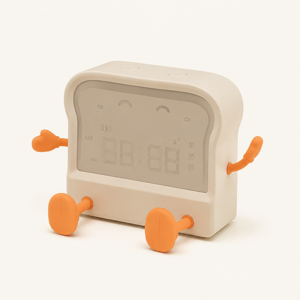 ObiBreakfast – Toast Night Lamp & Alarm Clock - studio view