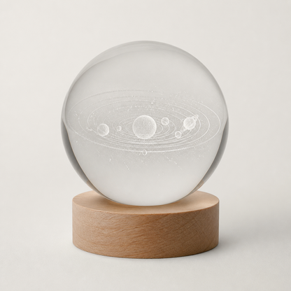Solar System – Crystal Ball Space Lamp