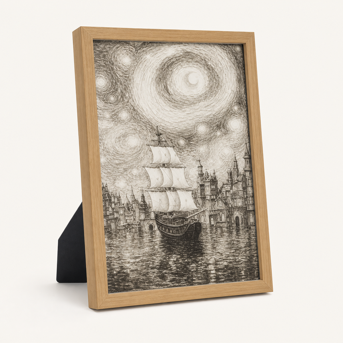 Living Masterpiece – Light Painting Photo Frame Lamp - studio view