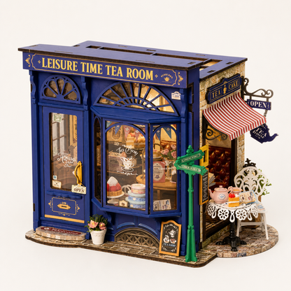 Tea Room – DIY Miniature Tea House Kit with Lights
