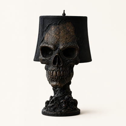 Cracked Skull – Resin Skull Lamp