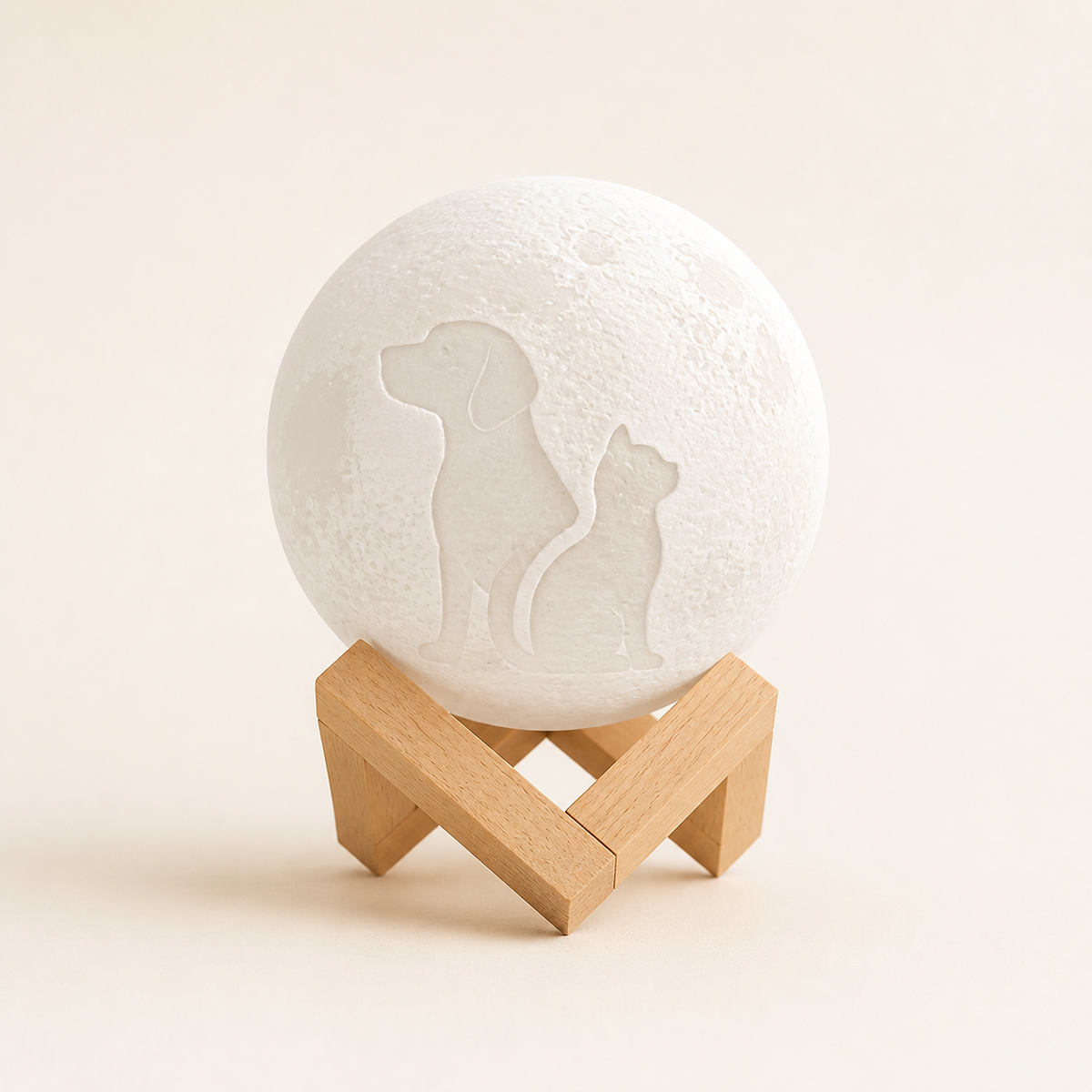 Photo Moon – Custom Photo Moon Lamp - studio view