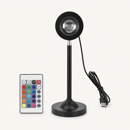 Golden Hour – 16-Color Sunset Projector Lamp