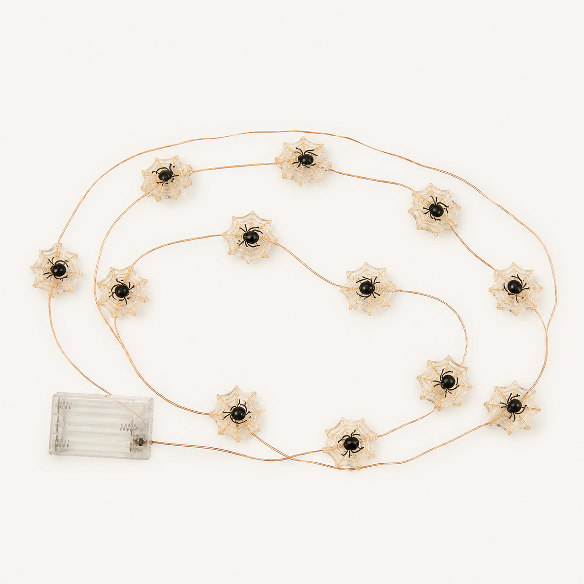 Cobweb Lights – Halloween LED String Lights - studio view