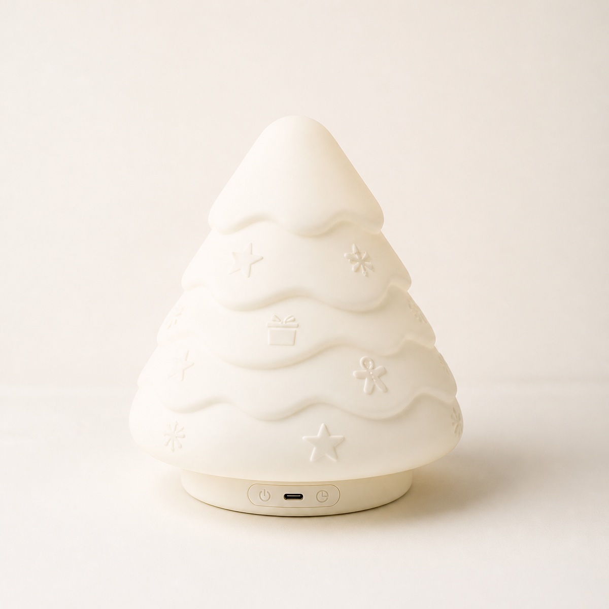 
ObiFrosty – Snowman and Tree Night Lamp - studio view