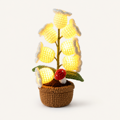 Crochet Bloom – Crochet Orchid Lamp