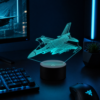 Sky Pilot – Airplane 3D Illusion Lamp