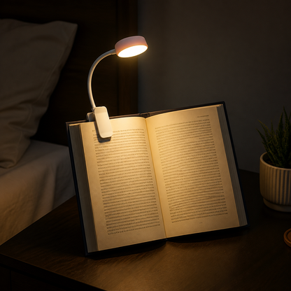 Book Worm – Adjustable Clip Reading Lamp