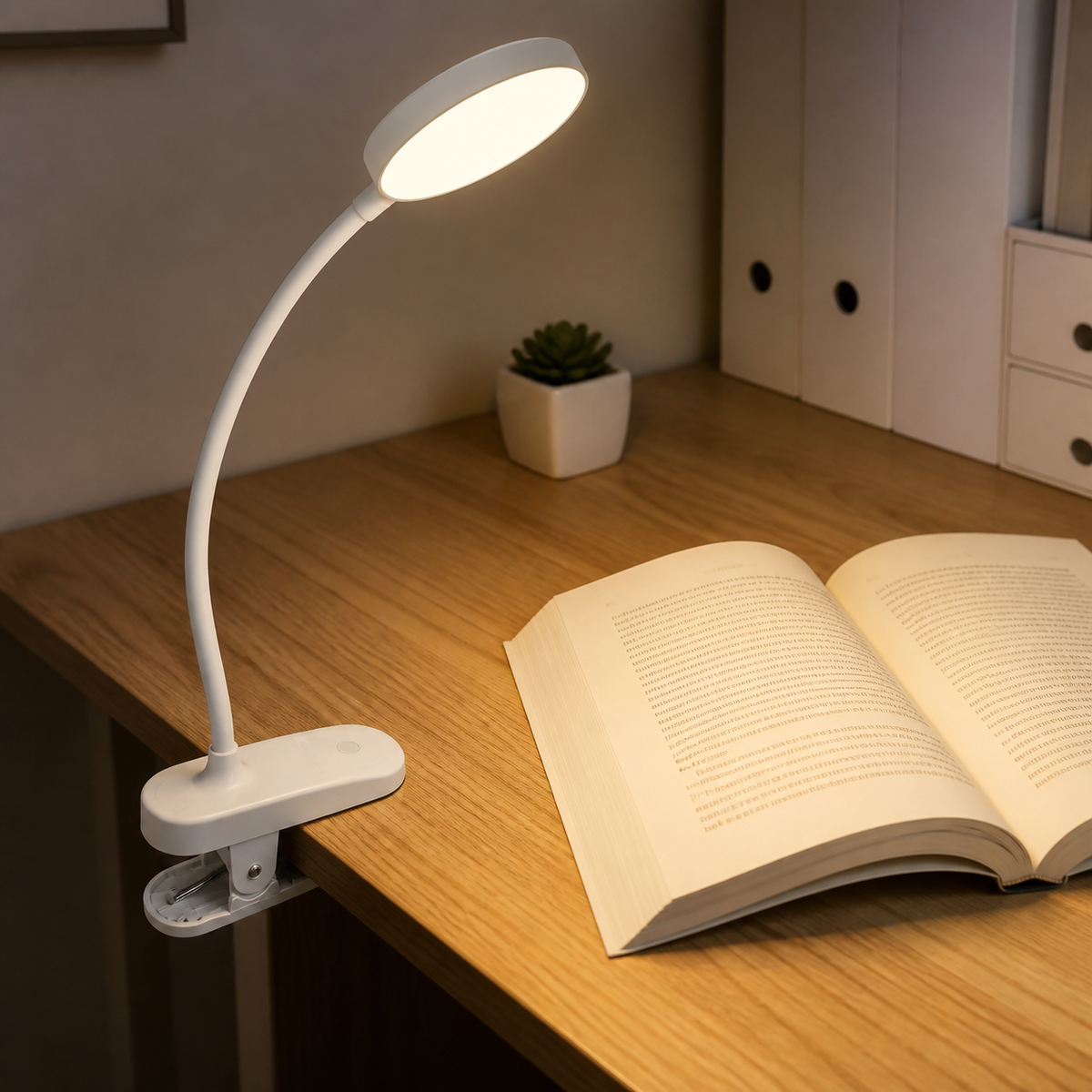 
Clip Reader – Clip-On Desk Reading Lamp
