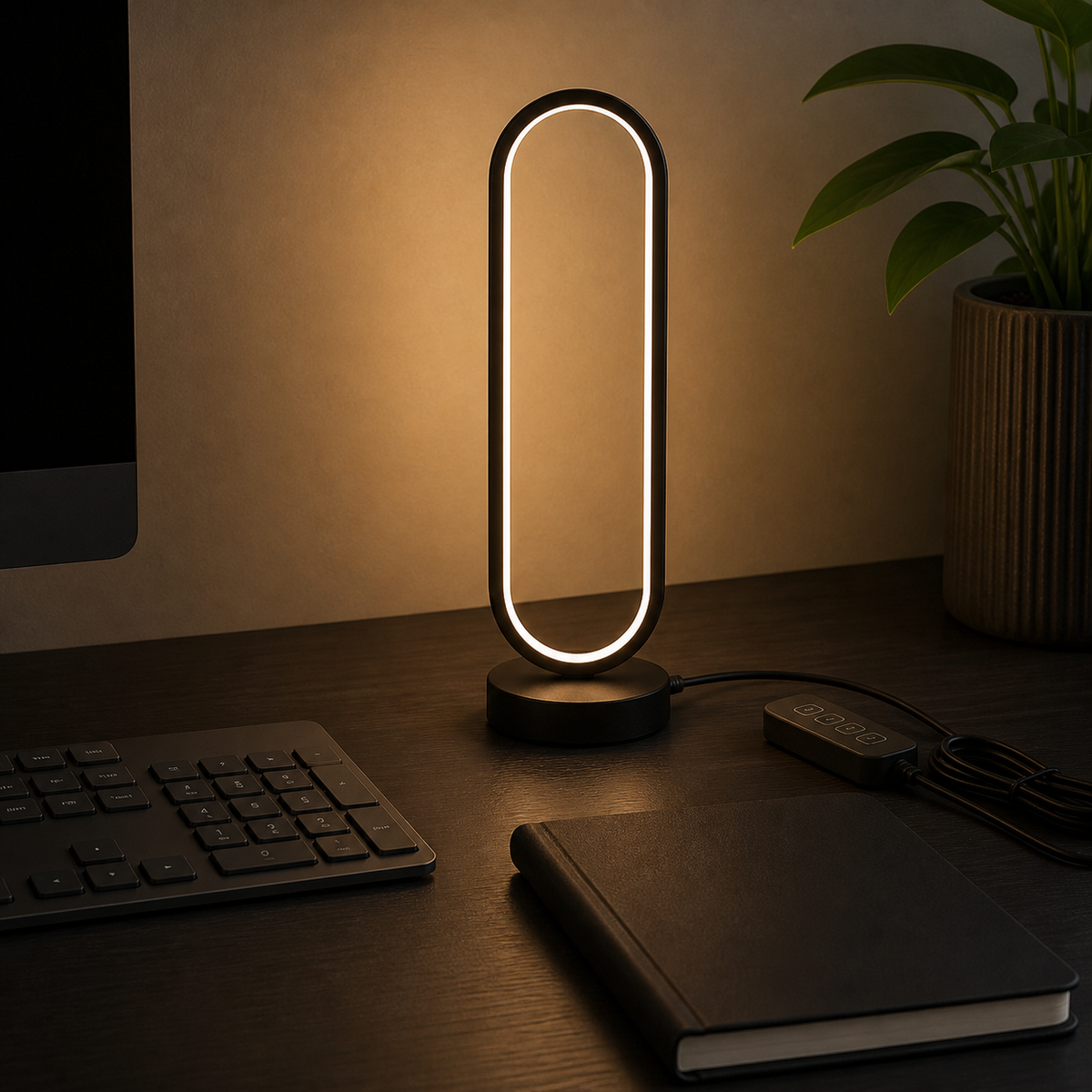 Arc Loop – Aluminum Ring Lamp