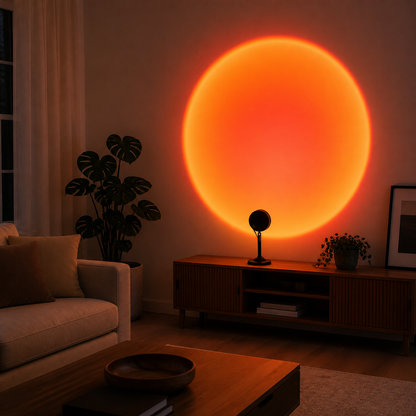 Golden Hour – 16-Color Sunset Projector Lamp