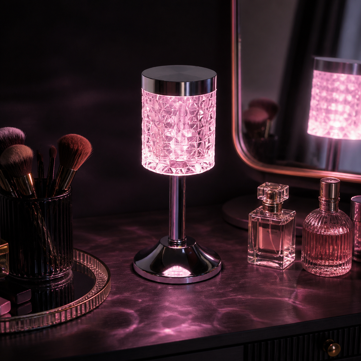 
Diamond Tower – RGB Crystal Table Lamp