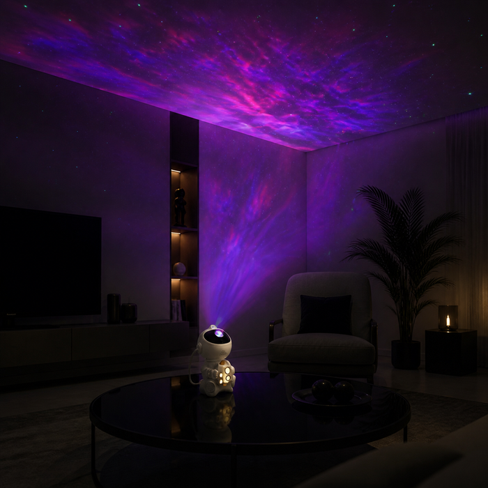 Space Cadet – Astronaut Galaxy Projector Lamp