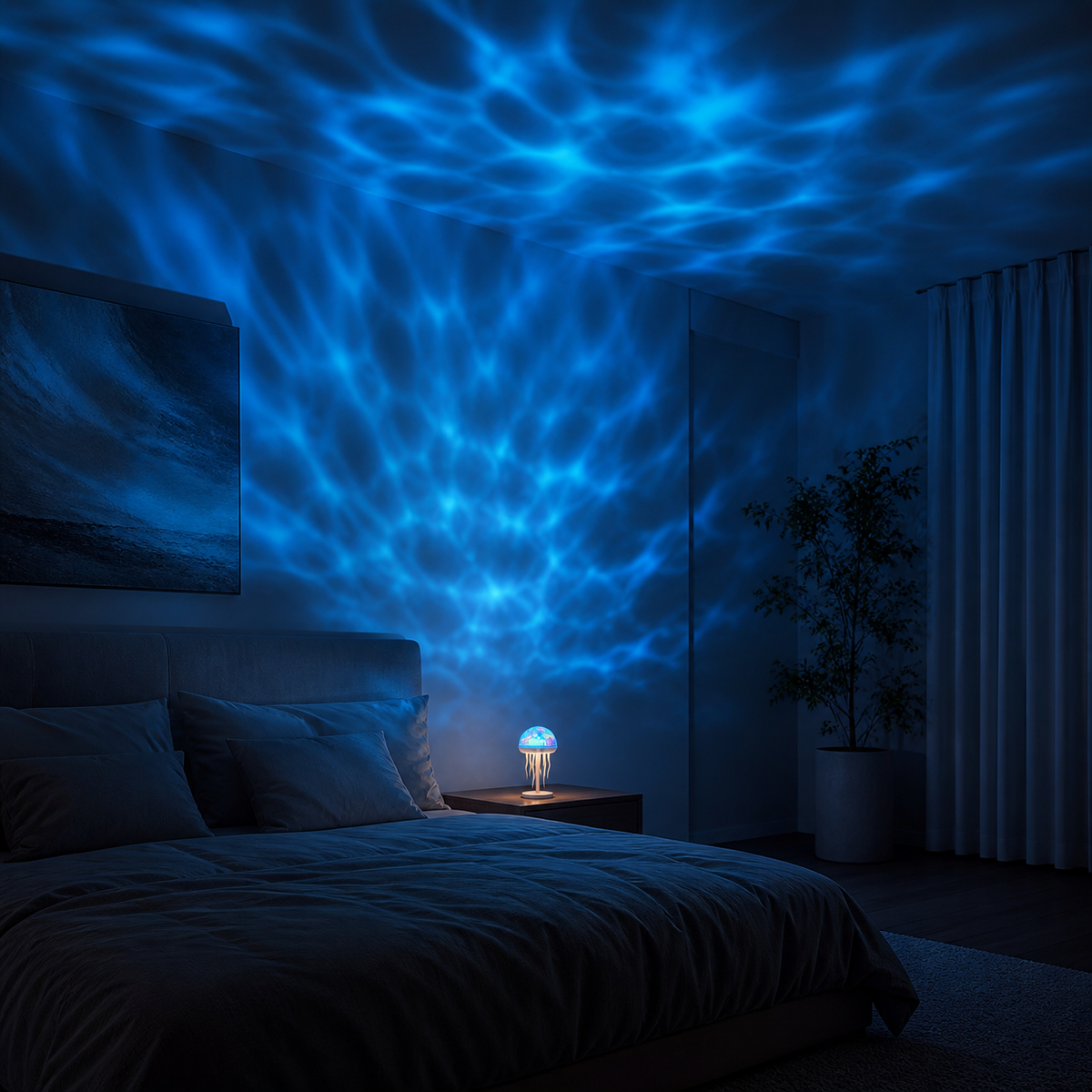 Jelly Ocean – Jellyfish Ocean Wave Projector Lamp