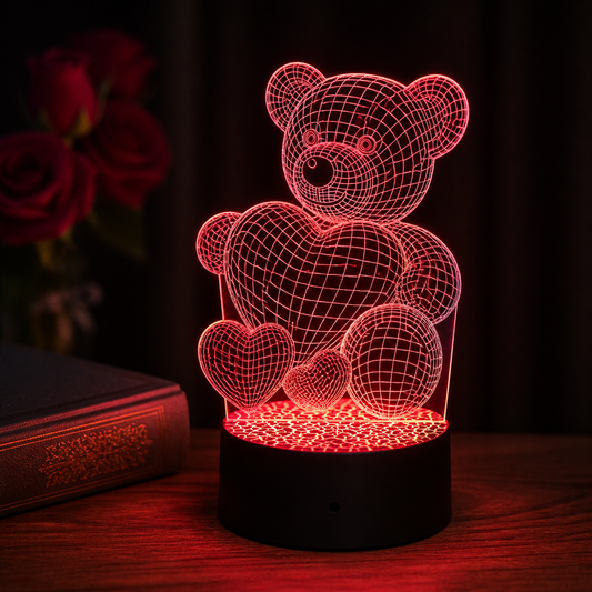 Love Struck – 3D Heart Table Lamp