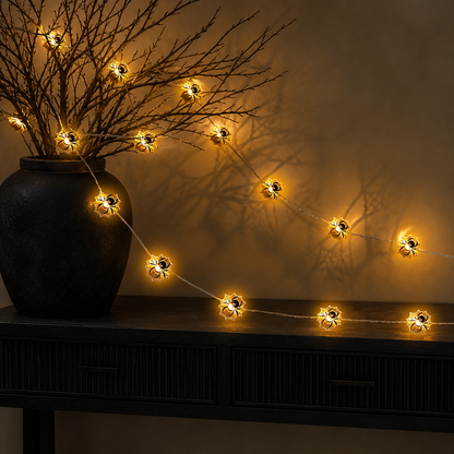 Cobweb Lights – Halloween LED String Lights