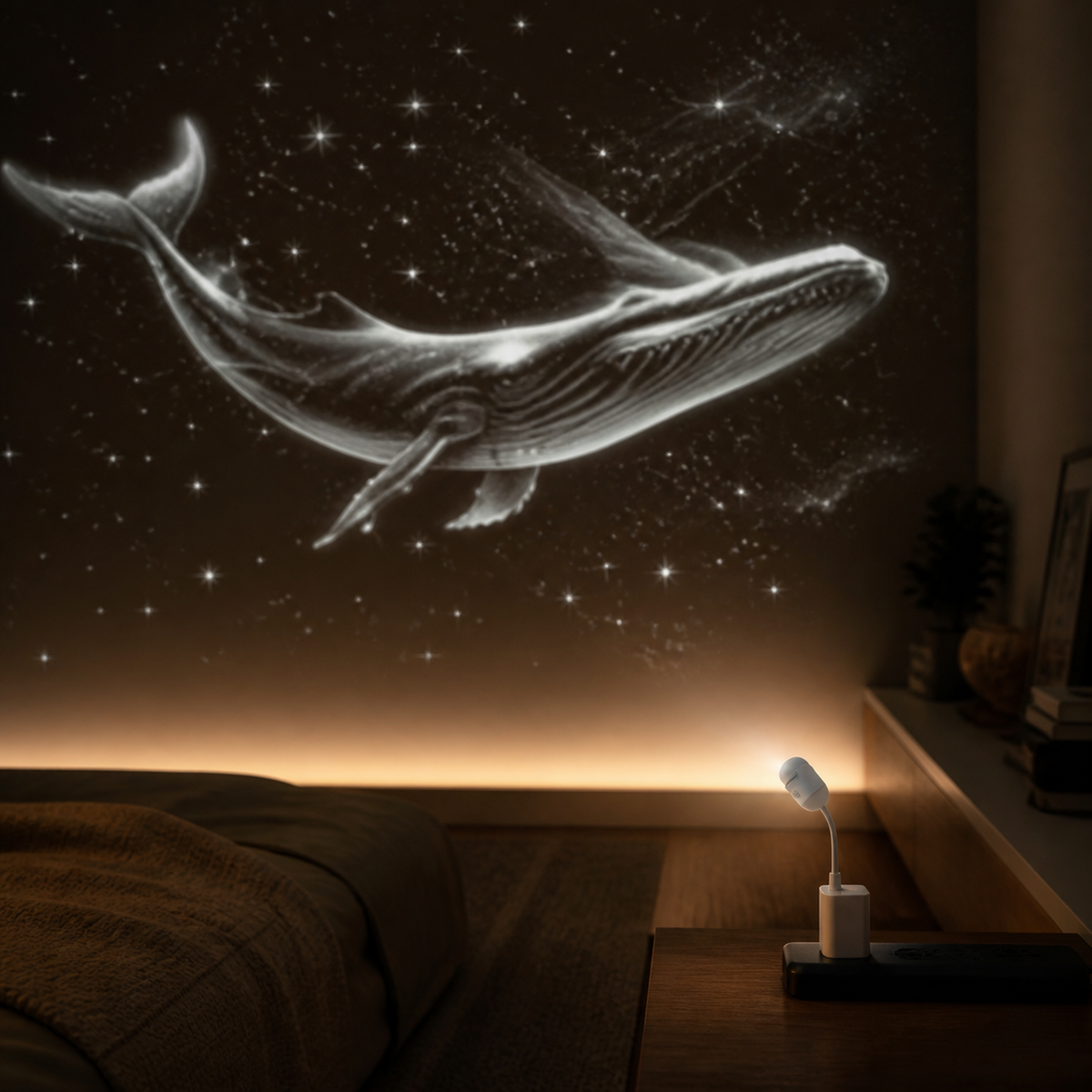 
Twin Galaxy – 2-in-1 Mini Galaxy Projector Lamp