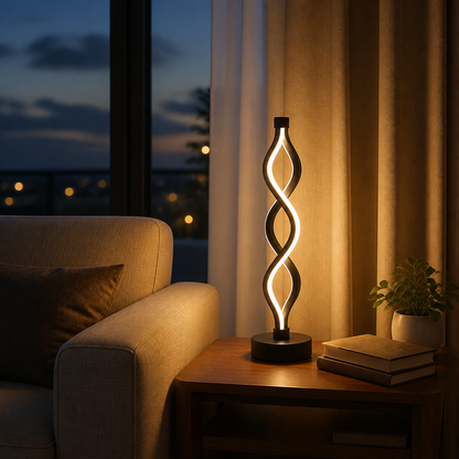 Silk Ribbon – Color-Changing Metal Desk Lamp