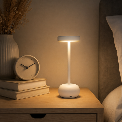 Steel Bistro – Rechargeable Table Lamp