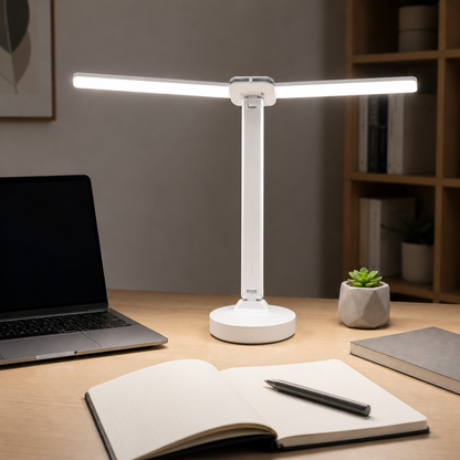 Twin Wing – Dual-Head Folding Reading Lamp